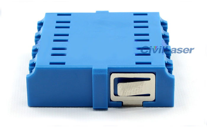 LC Singal Mode Four Core Integrated Type Fiber Optic Adapter